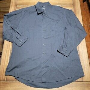 Covington Full Button LS Black - Size XXL